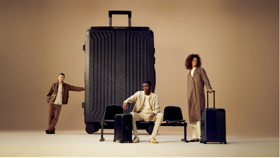 The BOSS | Samsonite collaboration reveals a brand-new campaign to embark travellers on an extraordinary voyage with its unique aluminium luggage capsule