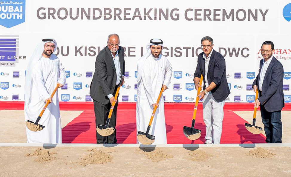 Dubai South and INDU Kishore Logistics Break Ground on New Logistics Facility